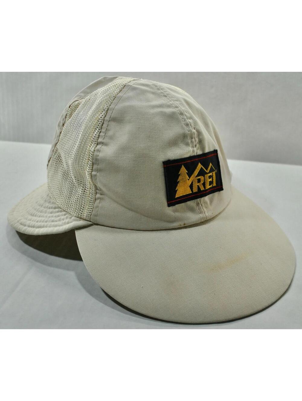 REI Outdoors Hiking 90s Sun Beach Fishing Tan Hat Cap One Size Fits All
